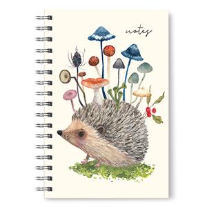 Image of MEDIUM SPIRAL NOTEBOOK - hedgehogmushrooms (SKU: 168871455000122) Image of MEDIUM SPIRAL NOTEBOOK - hedgehogmushrooms